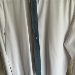 Vintage Blue Skinny Tie